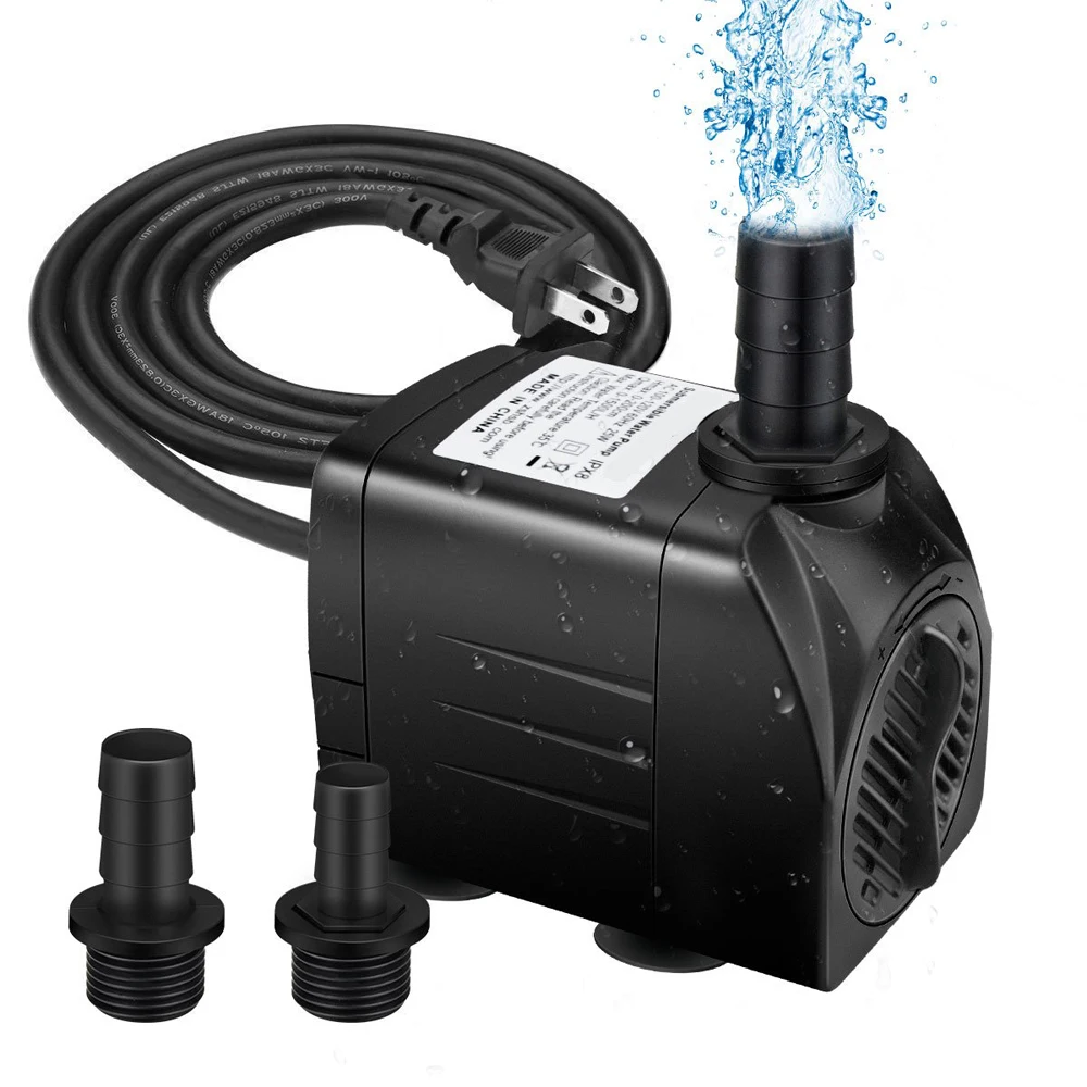 110 120V Submersible Water Pump Ultra quiet IP68 Waterproof Water Pump