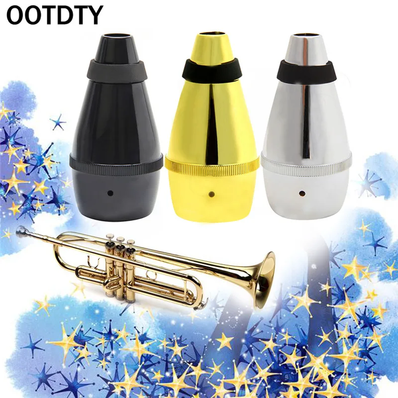 

OOTDTY Light Weight Plastic Practice Trumpet Straight Mute Silencer For Instrument