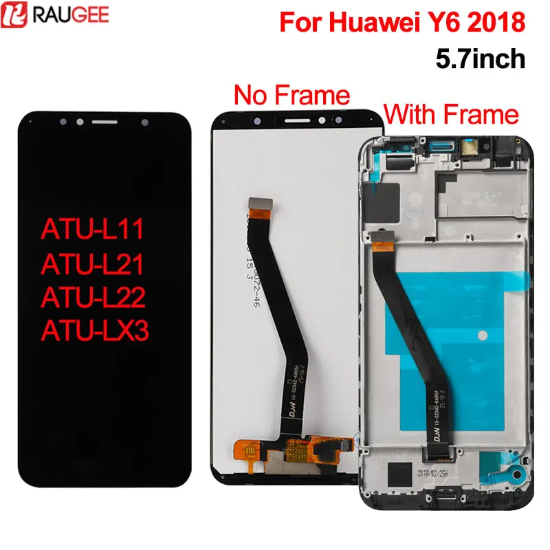 Для huawei Y6 ЖК-дисплей Дисплей+ Сенсорный экран дигитайзер Экран Замена для huawei Y6 ATU-L11 ATU-L21 ATU-L22 ATU-LX3