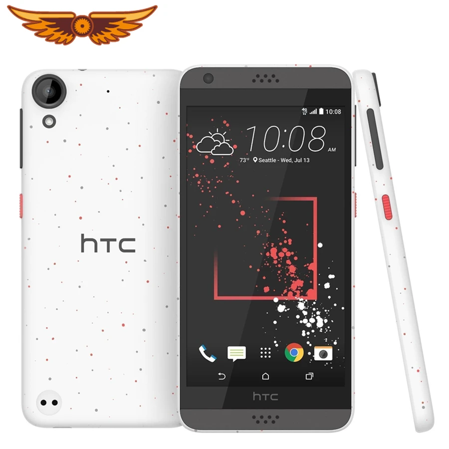 htc Desire 530 разблокированный 5,0 дюймов 16 Гб rom 1,5 Гб ram 8MP камера LTE Snapdragon 210 одна SIM сенсорный экран для телефона