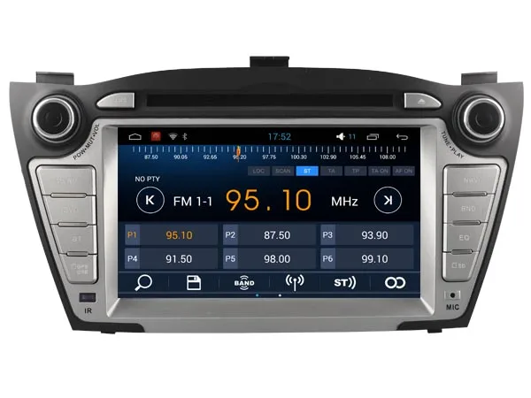 7 дюймовый автомобильный DVD на основе Android BT GPS WIFI аудио Радио стерео