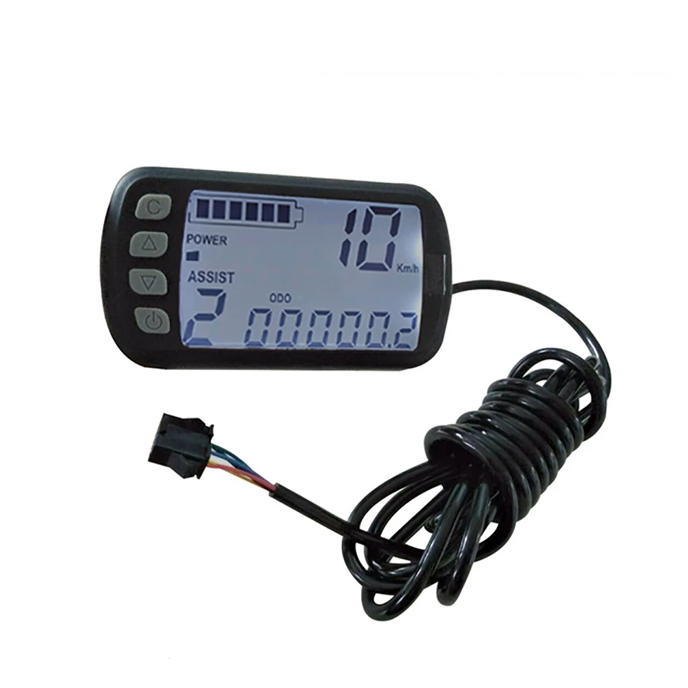 Mini-LCD-Display-For-Electric-Bike-24V-36V-48V-Scooter-Motorcycle-Speedmeter-Waterproof-Ebike-Display-With 