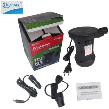 

Stermay DC 12V Car Cigarette Lighter Electric Air Pump Inflator Inflate Deflate For Camping Air Bed Mattress AC220V-230V