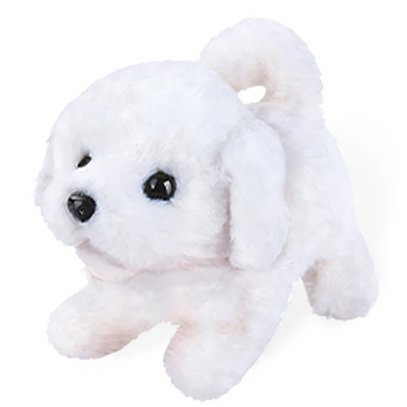 Animais de Estimação Filhote de Cachorro Brinquedos de Pelúcia Presentes de Brinquedo para Crianças Robô Cachorro Eletrônico Latindo Estande Andando Interativo Pelúcia Bonito Crianças 3 Robô cachorro eletrônico animais de estimação filhote