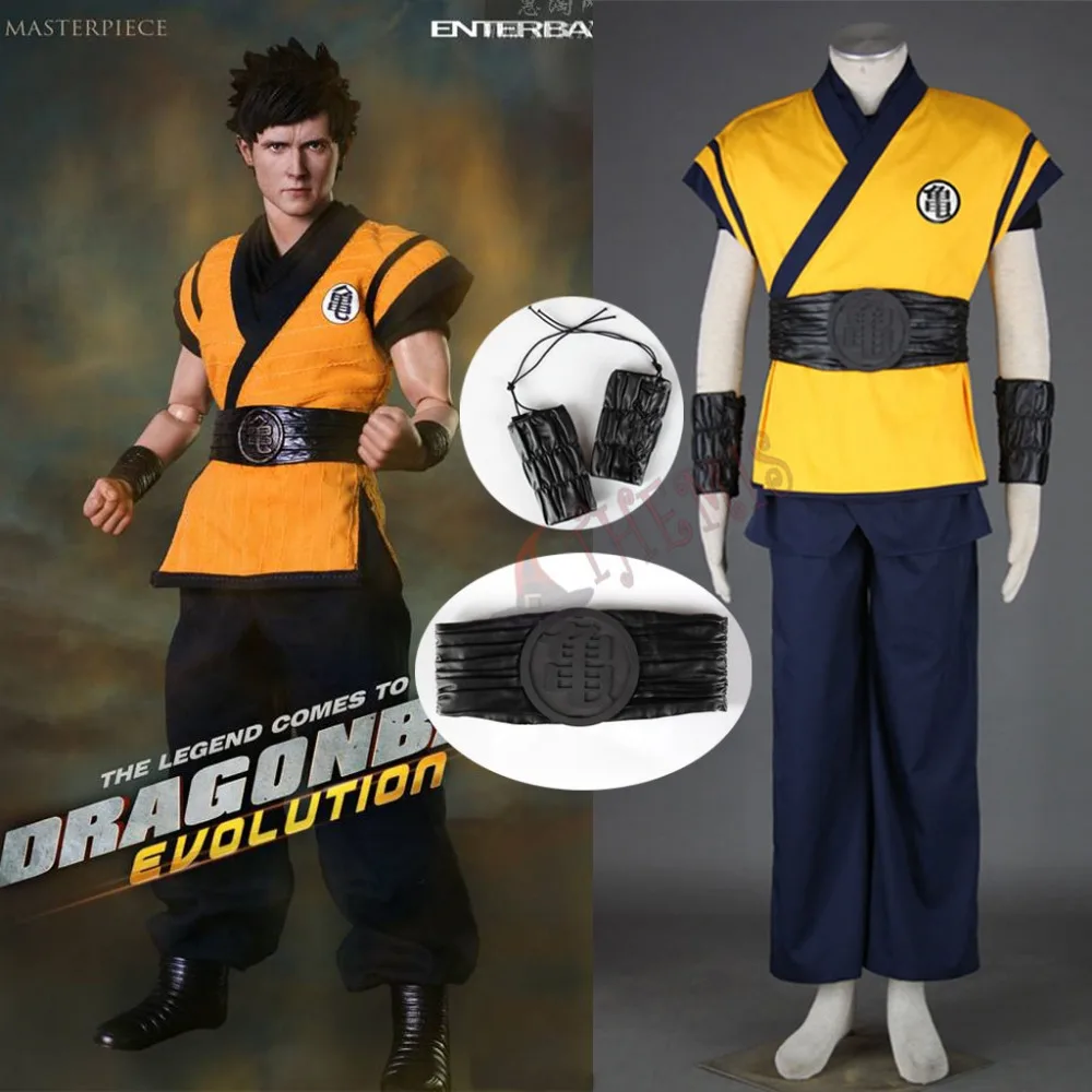 Athemis Dragon Ball Z GOKU trajes de Cosplay de la vida