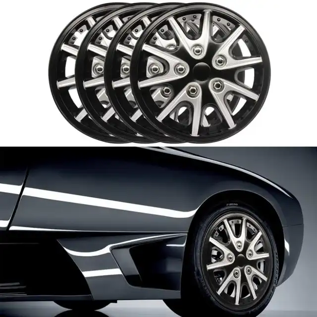 Online Shop 4pcs Car Hubcaps Rims Wheel Covers Hub Cap Decorative