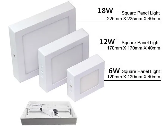 Surface-Mounted-LED-Ceiling-Panel-Light-Round-Square-Warm-Cold-White-LED-Ceiling-Lamp-For-Foyer