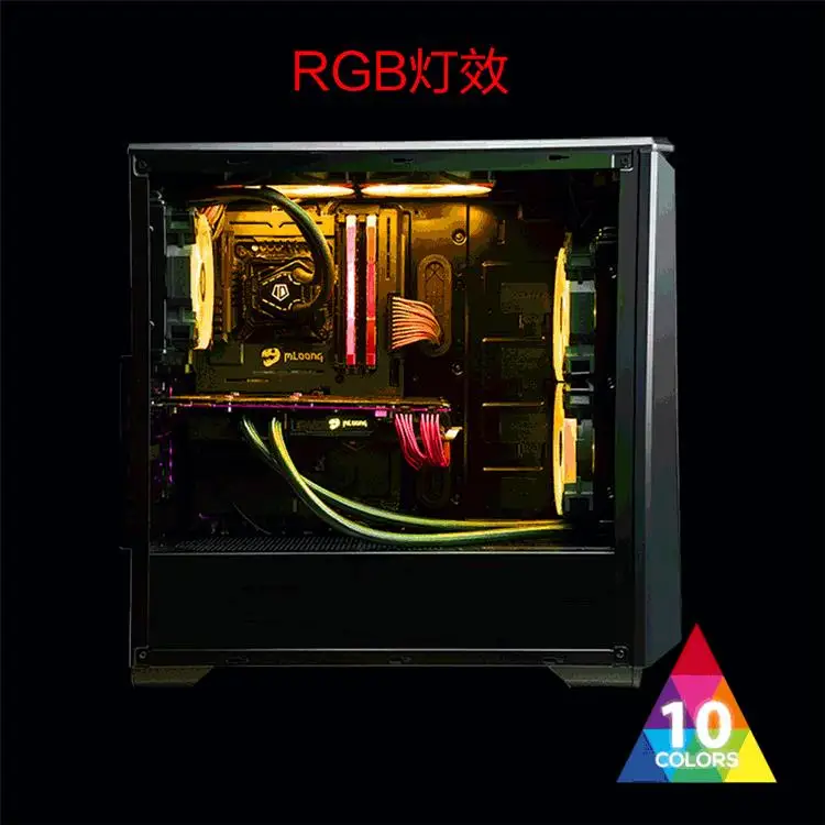 PHANTEKS 416PTG чехол для компьютера(с 2 вентиляторы RGB/Поддержка 280 водяного охлаждения/back-line SSD длинная видеокарта