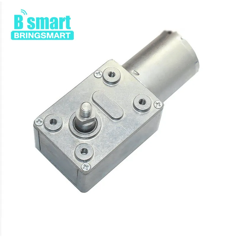 Bringsmart JGY370 червячный двигатель постоянного тока 6 в 12 В 24 мини 8 мм выходной вал M5