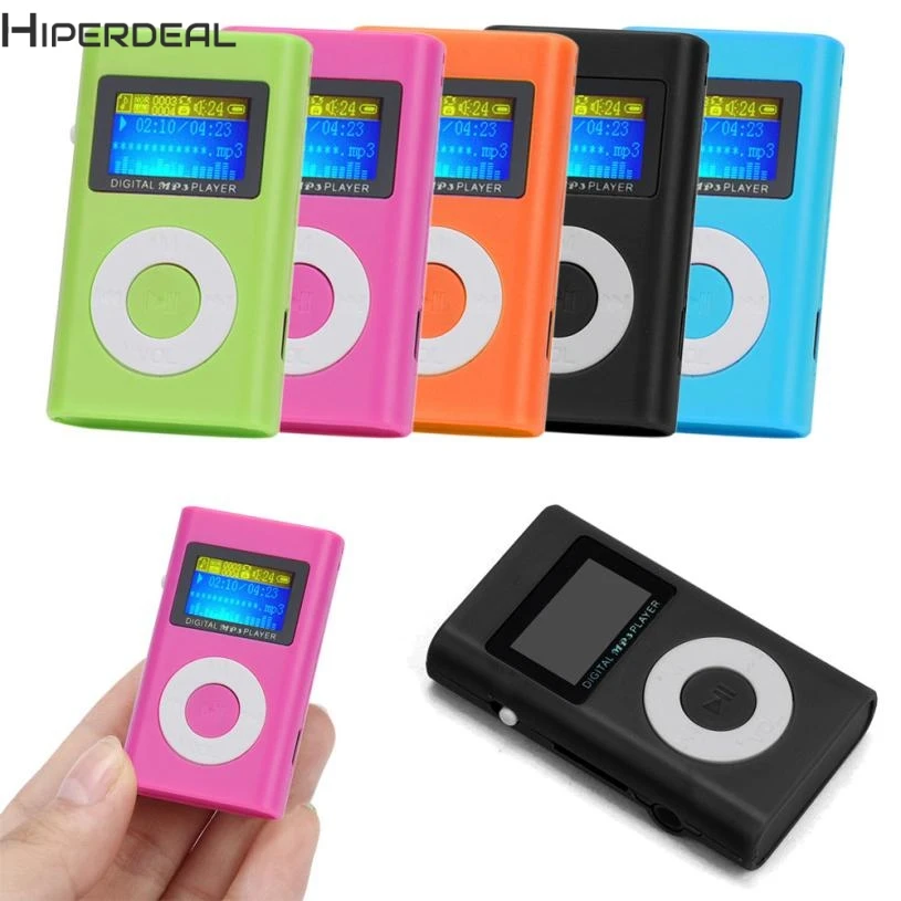 Музыкальный плеер HIPERDEAL USB мини mp3 ЖК экран поддержка 32 ГБ Micro SD TF карты красные