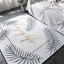 DeMissir Nordic краткое хронических упругое ковер 150x195 см для Гостиная стол Спальня прикроватный коврик белый коврики tapete para