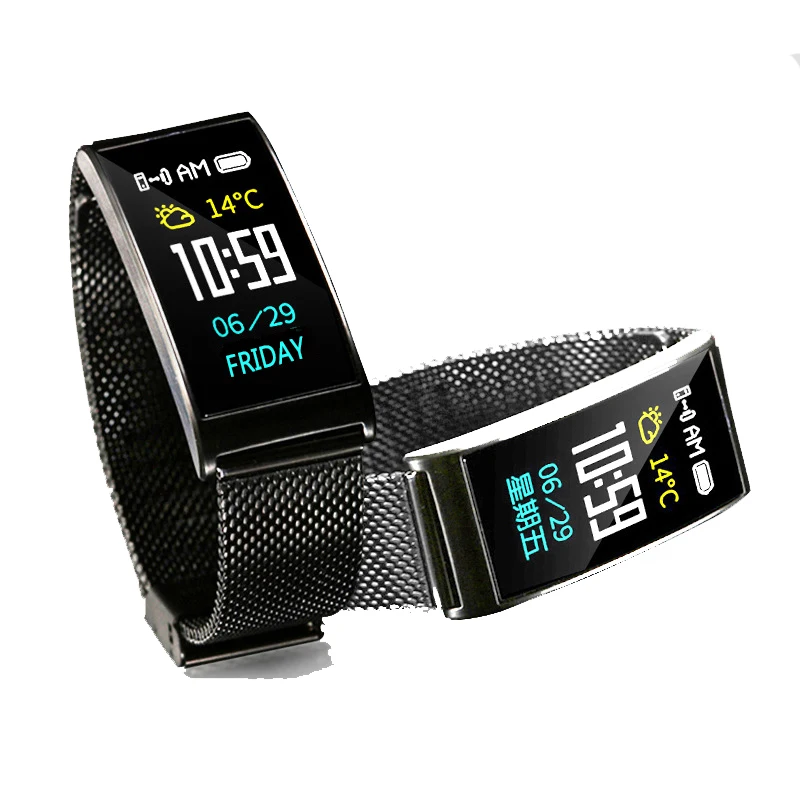 New Waterproof Smart Fitness Bracelet Pedometer Blood Pressure Smart Wristband Android iOS Fitness Tracker