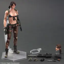 Play Arts KAI Metal gear Solid V The Phantom Pain тихий ПВХ фигурка Коллекционная модель игрушки 26 см