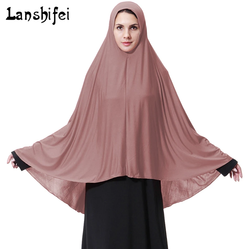 

Hijab For Women Muslim Cap Long Turban Cover Mask Muslim Muffler Scarf Shawl Red Gray Khaki Wine Red Navy Blue Head Wrap