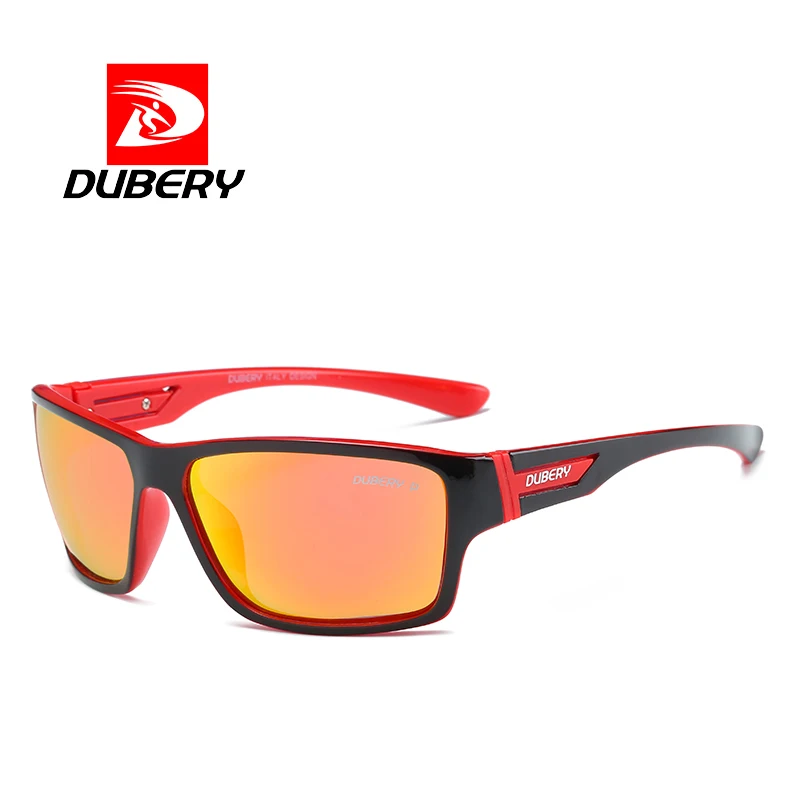 DUBERY, поляризационные солнцезащитные очки, мужские очки для вождения, мужские солнцезащитные очки для безопасности,, роскошные брендовые дизайнерские очки - Цвет линз: 4No box