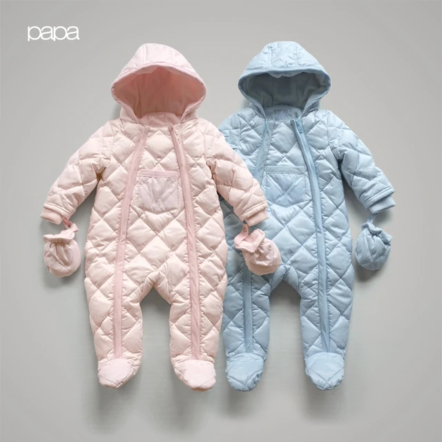 Cheap Winter baby down jacket infant baby clothes snowsuit children's baby-snowsuit jackets winter baby rompers