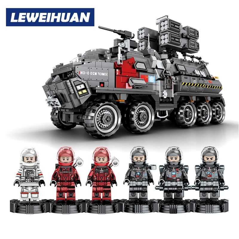 

Movie Series Wandering Earth Building Blocks Toy Combat Vehicle Model Blocks Bricks Educational Toys Compatible Legoings Friends