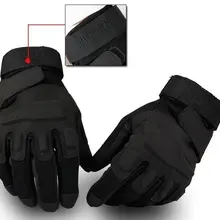 Мужские армейские перчатки на открытом воздухе, мужские перчатки на полный палец, защитные перчатки военной полиции, противоскользящие кожаные охотничьи перчатки