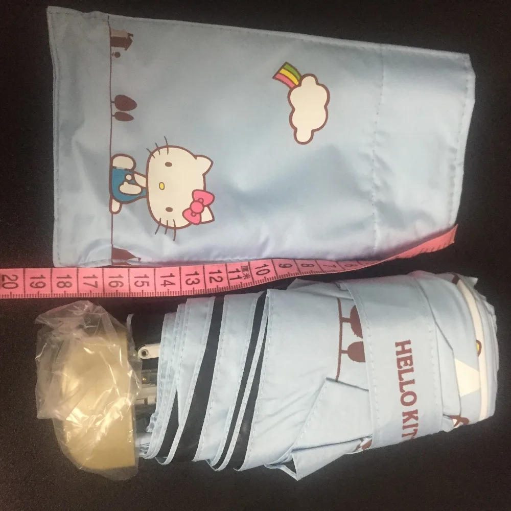 Супер Мини Kawaii милый зонтик для девушек, подарки на день рождения, рождественские вечерние зонты, карманный солнцезащитный зонтик, высокое качество