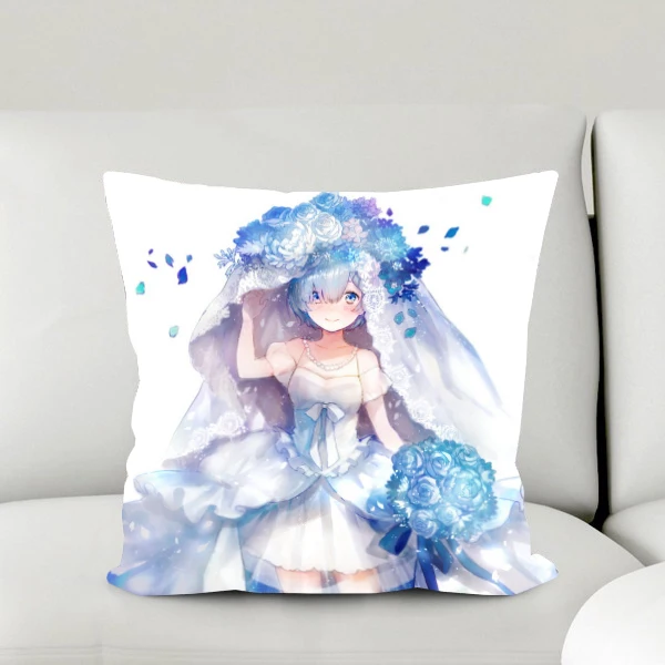 Октябрь. Подарок новый домашний текстиль Re:ZERO Аниме Rem свадебное платье полиэфир
