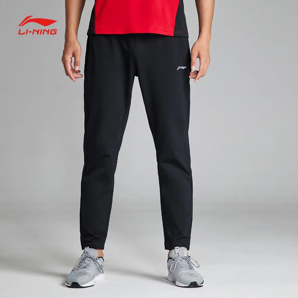 

Li-Ning Men Training Series Sweat Pants Regular Fit 79.5% Cotton 16% Polyester 4.5% Spandex LiNing Sports Pants AKLN241
