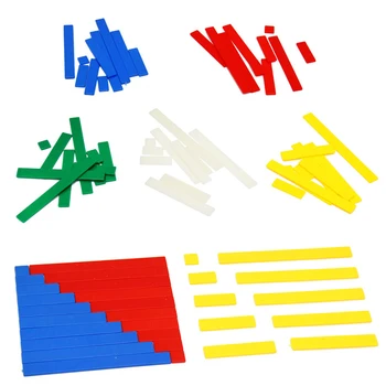 

50Pcs/Set Plastic Montessori Arithmetic Rulers Early Educational Baby Math Learning Counting Mathematic Ruler Toy for Preschool