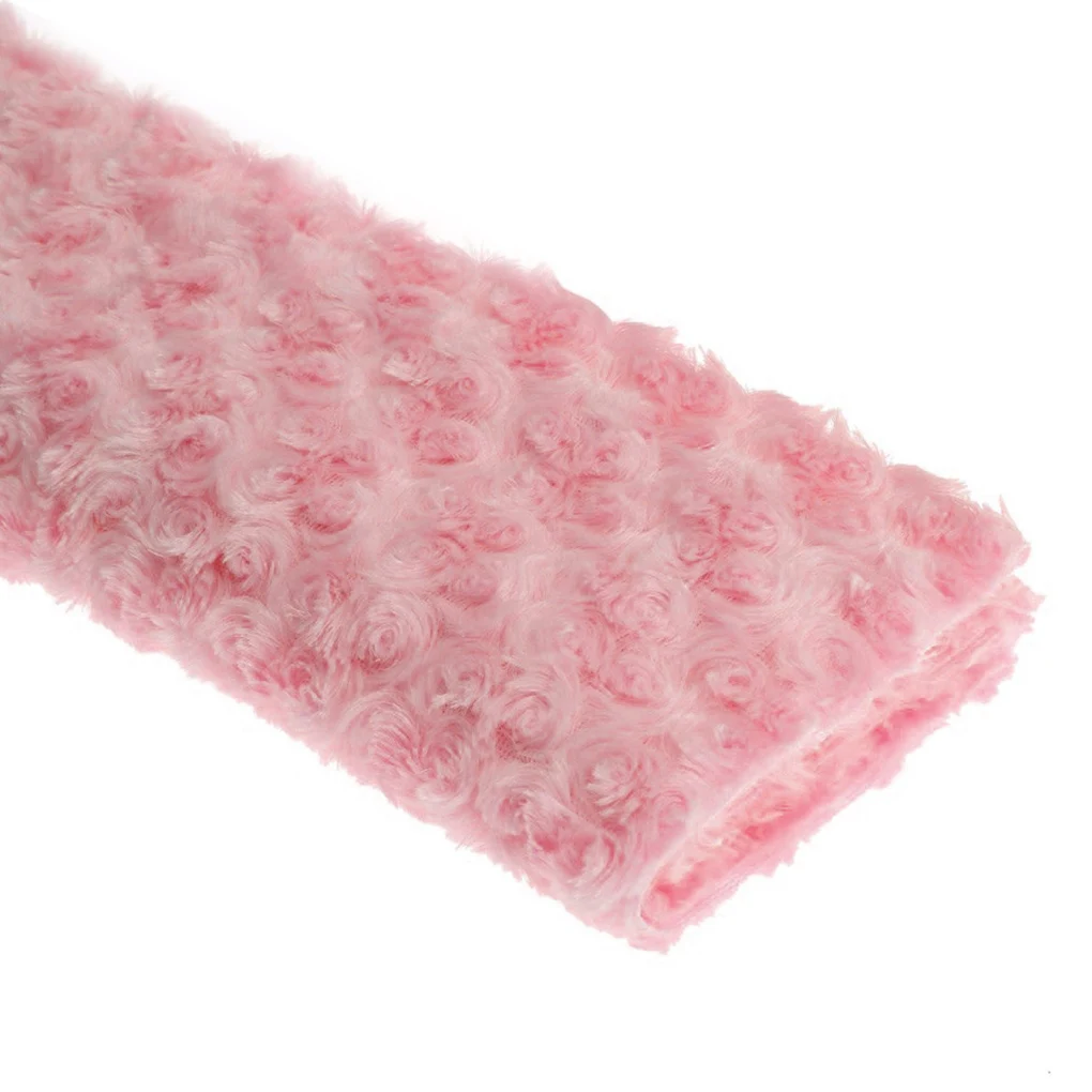

50cm*50cm Baby Newborn Solid Color Rose Pattern Photograph Prop Fluff Blanket Flower Blanket Infant Soft Blanket Infant Photo