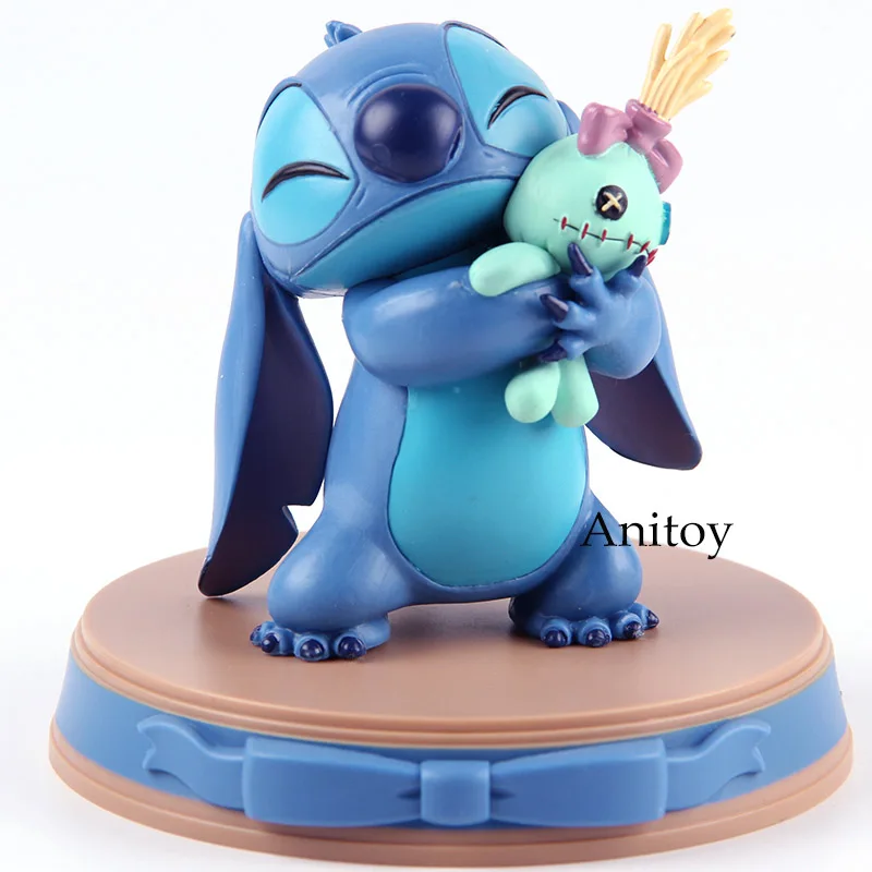 Lilo& Stitch фигурка экшн-стежка и Scrump счастье момент зверь Королевство D-Выберите 004 ПВХ Коллекционная модель игрушки - Цвет: in bag