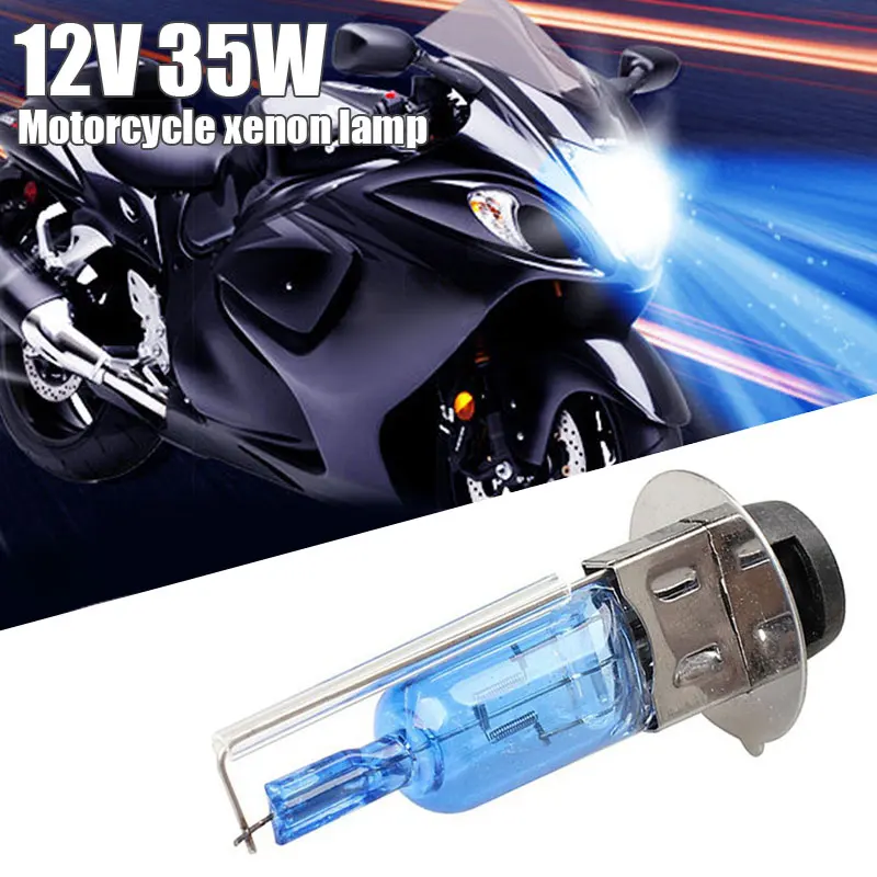 12V HID Xenon Bulb Motorcycle Car Styling Light Headlight High Power Bulbs Front Lamp 35W |