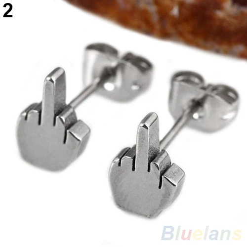 2pcs Fashion Punk Cool Black Stainless Steel Men Ear Jewelry Studs 2pcs Fashion Punk Cool Black Stainless Steel Men Ear Jewelry Studs Earring 066q In Stud Earrings From Accessories On Aliexpress Alibaba