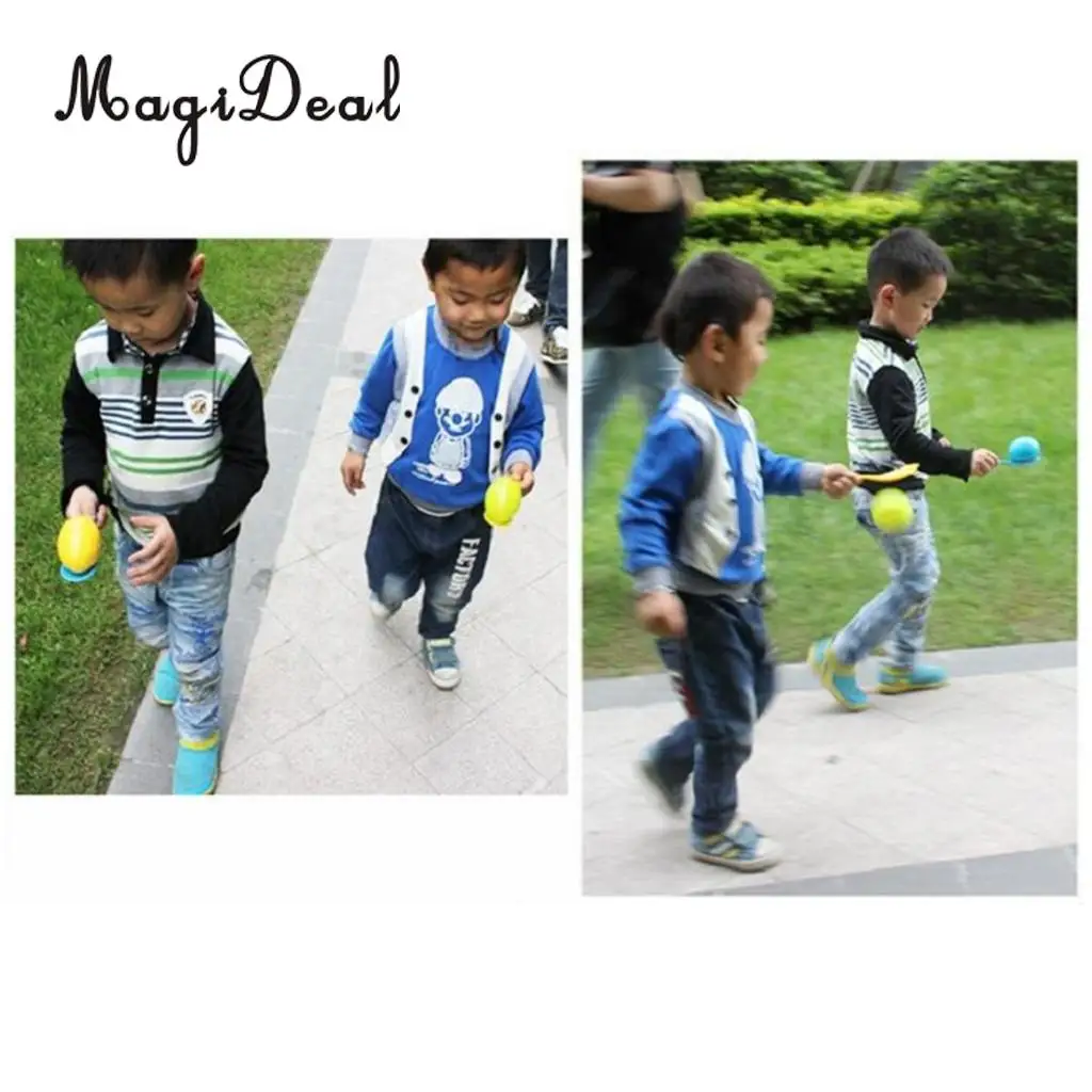 Children Kindergarten Balance Spoon Egg Kids Playground Sports Running Competition Activity Toy