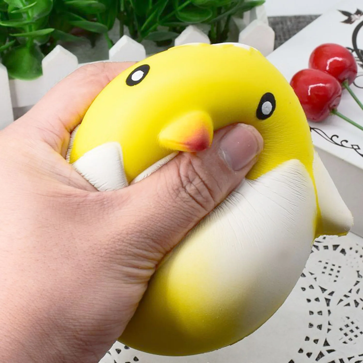 Мягкая мультяшная игрушка Jumbo Kawaii черепаха тигр Цыпленок кошка сжимаемая
