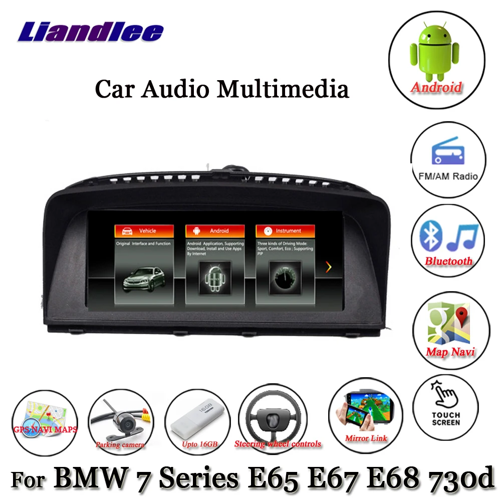 Liandlee для BMW 7 серии E65 E67 E68 730d 2001~ 2008 поддержка оригинальная автомобильная система Радио Aux Wifi gps Navi навигация Мультимедиа