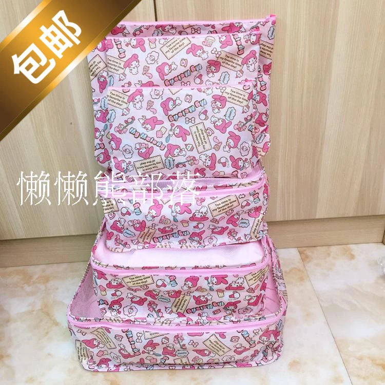 

IVYYE STITCH Melody Fashion Anime Portable Travel Bag Reusable Tote Foldable Handbags Luggage Pouch Storage Bags NEW