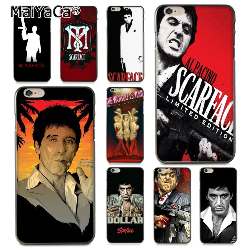 

MaiYaCa scarface Black Coque Phone Case for iphone 11 Pro XR XS Max 8 7 6 6S Plus X 5 5S SE