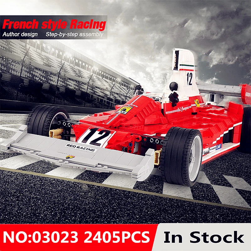 

Technic Series Genuine 2405Pcs The Red Power Racing Car Set Building Blocks Bricks Educational Toys For Children Birthday Gifts