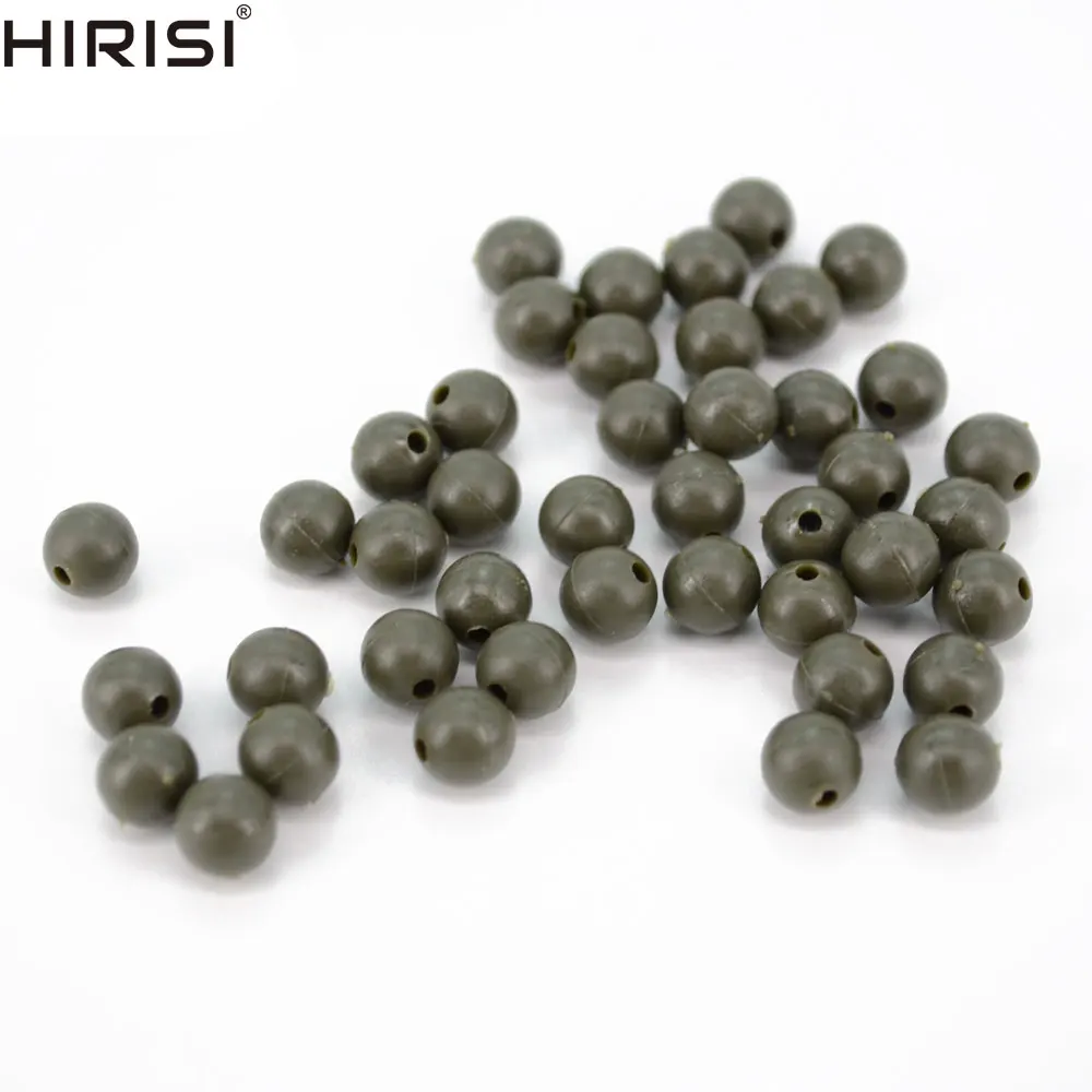 Carp Fishing Rubber Shock Beads Green Soft Rig Beads Terminal Tackle