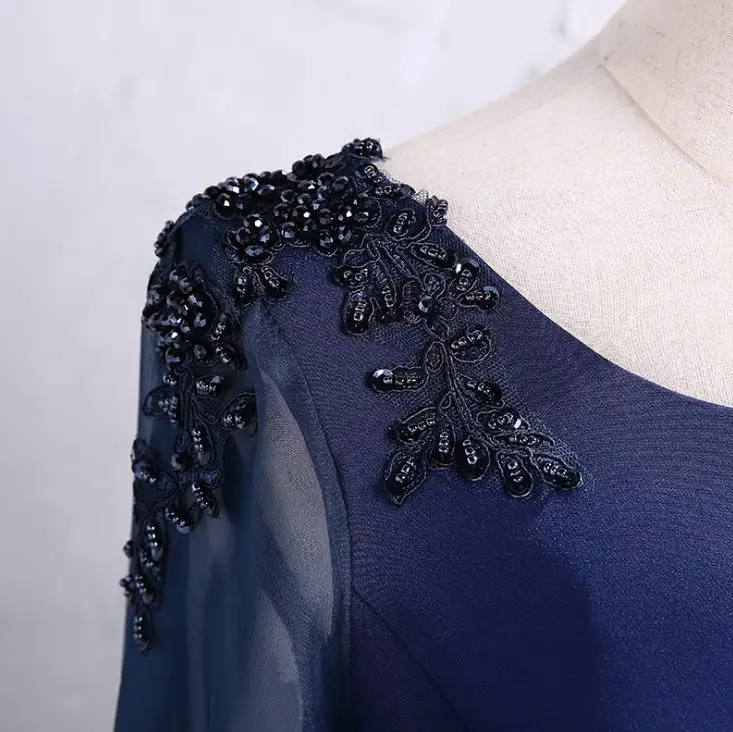 VENSANAC Vintage Beadings Mermaid O Neck Long Evening Dresses 2018 Party Lace Embroidery Sweep Train Prom Gowns VENSANAC Vintage Beadings Mermaid O Neck Long Evening Dresses 2018 Party Lace Embroidery Sweep Train Prom Gowns