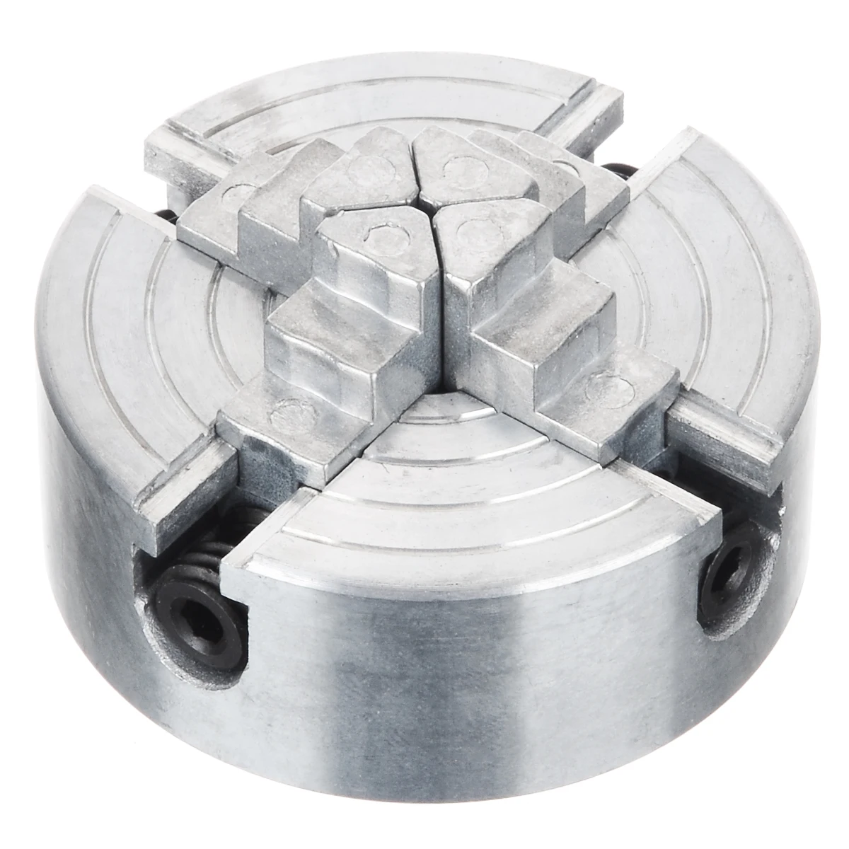 Z011a alumínio metal torno chuck 4 maxila