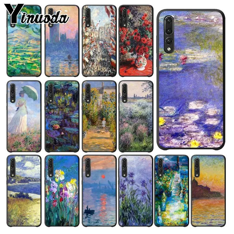 Чехол для телефона Yinuoda Claude Monet Impressionism Painter с узором huawei p20 pro p20lite mate10pro nova