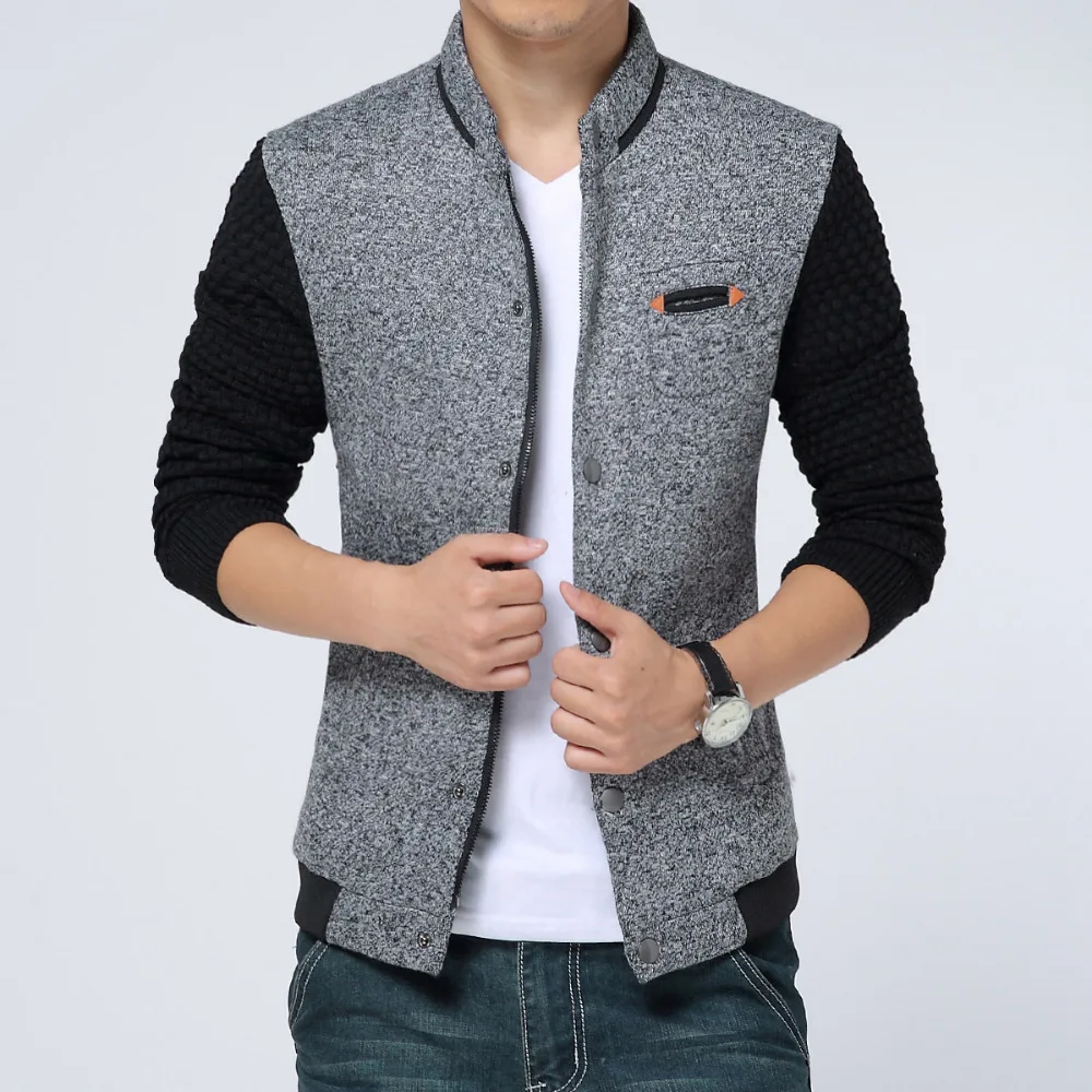 2015 New Spring Autumn Mens Jackets Cotton Outwear Men's