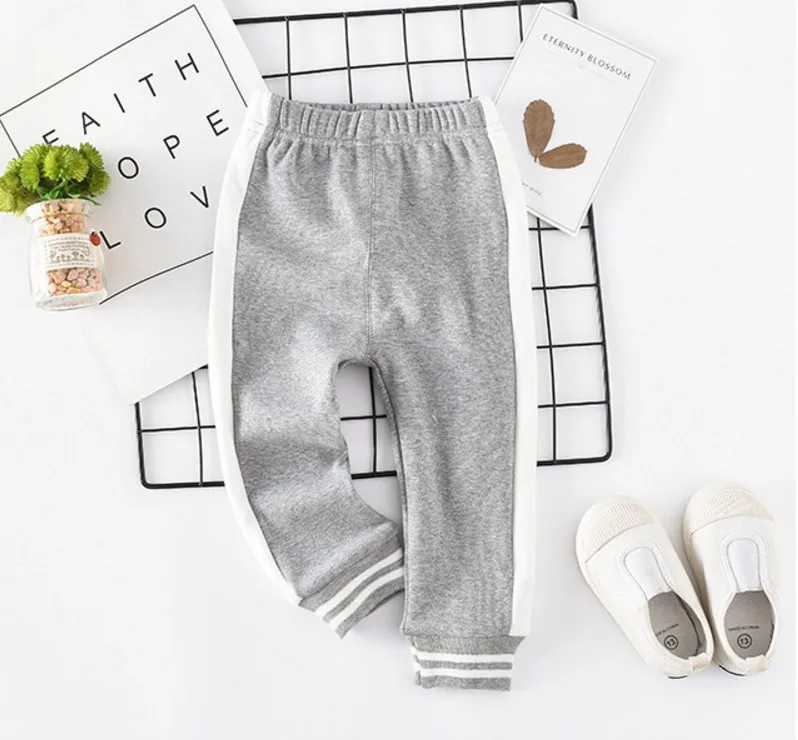 2018 New Children's Active Style Boys Girls Kids Sports Pants Striped Girls Clothes Casual Brief Cotton trousers For Children (3)