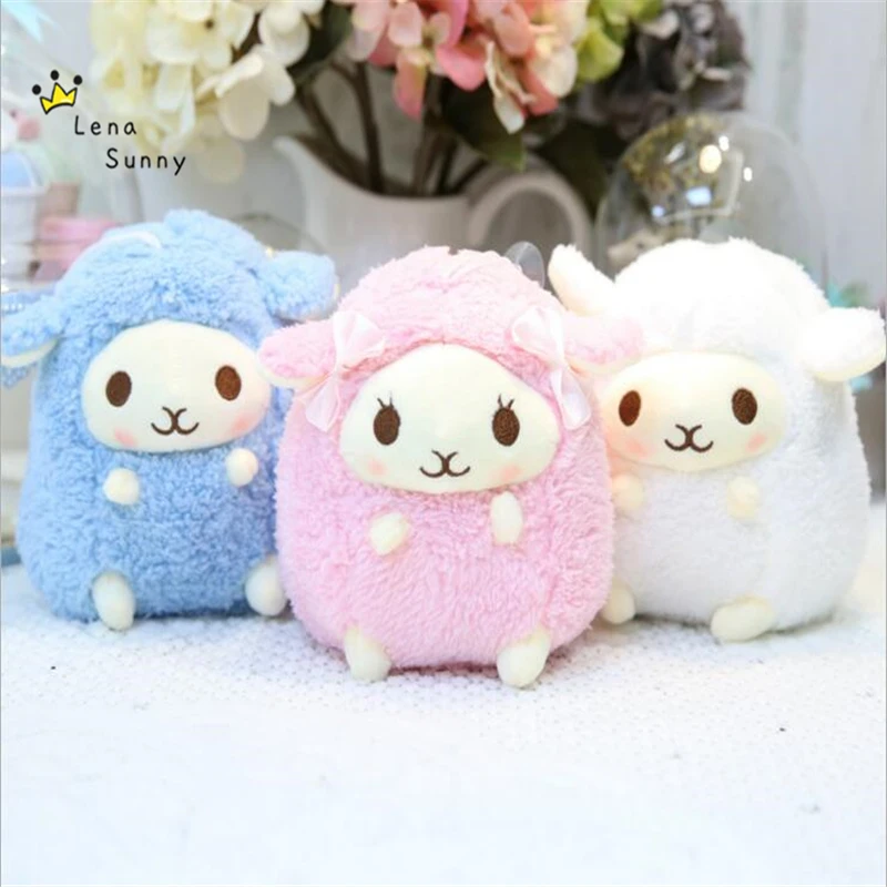 

12Pcs/lot 20CM Kawaii Amuse Lamb Sheep Plush Stuffed Toy,Wedding/Grabbing Doll/ Promotional/Graduation Kids Gift Toy