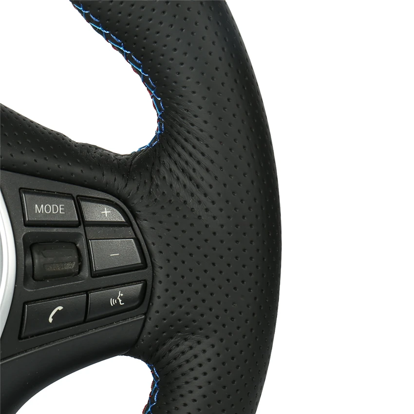 MEWANT черный кожаный чехол на руль для BMW F20 F21 F22 F23 F30 F31 F34 F32 F33 F36|Чехлы руль| |