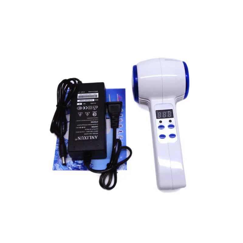 Blue LED Hot Cold Hammer Cryotherapy Facial Beauty Machine Warm Ice Cool Clam Skin Tightening Shrink Pore Massage 5