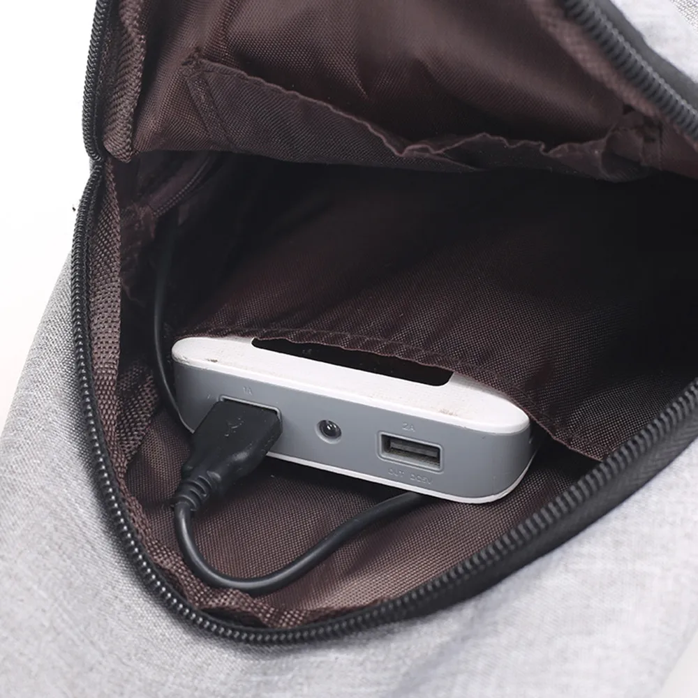 Aelicy мужские сумки через плечо для женщин 2018 нагрудная сумка USB умная