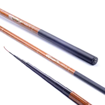 

3.6/4.5/5.4/6.3/7.2 Meters Ultralight Hard Stream Hand Pole Carbon Fiber Telescopic Fishing Rods Fish Tackle