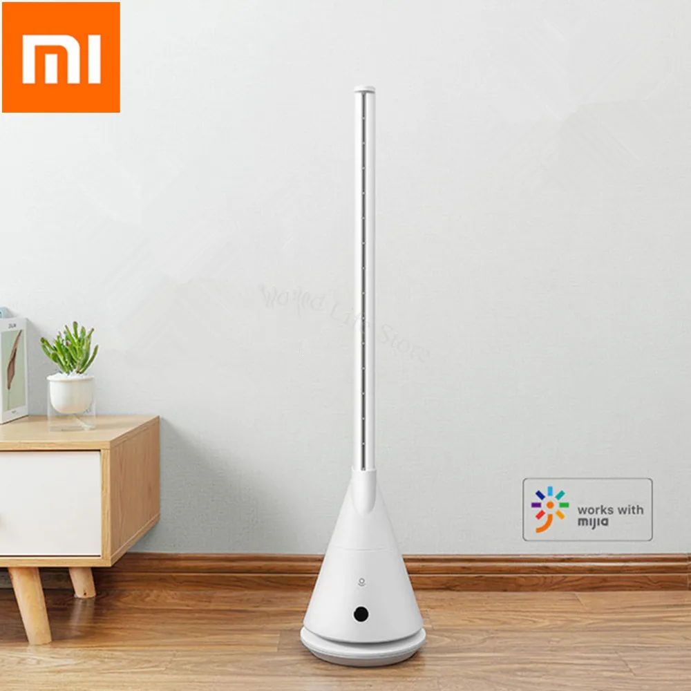 

2019 New Xiaomi Rosou SS4 Intelligent Fan Bladeless APP Remote Control 11 Speed Natural Wind Vertical Timing Fan For Home Office
