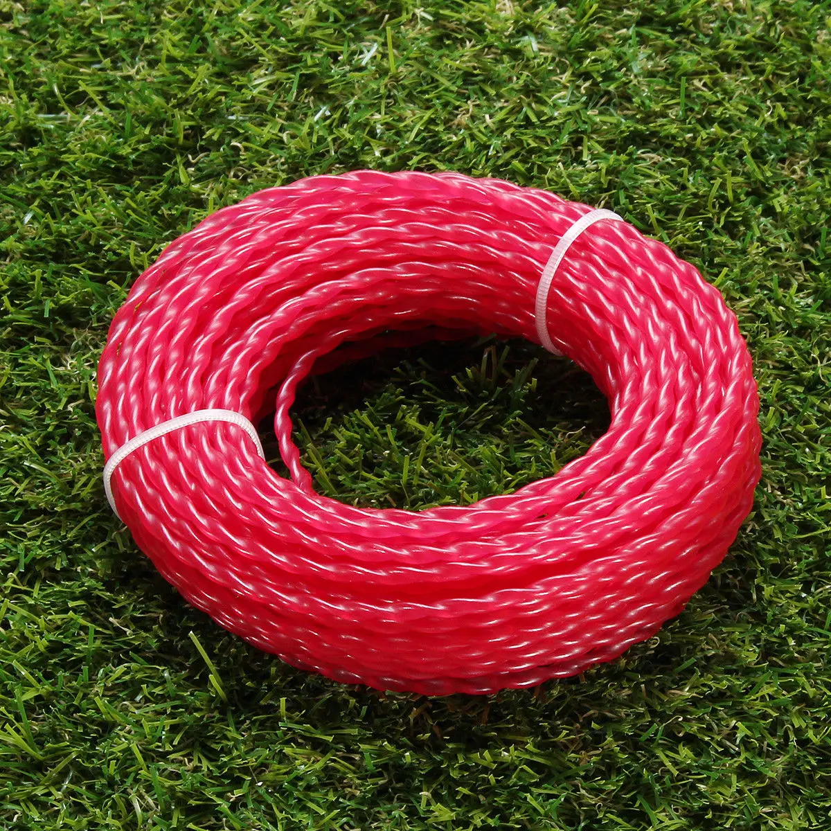 

Wire String Grass Strimmer Garden Trimmer Line Commercial Spool Cutter Red Nylon 15m*3mm Rope Roll Cord Hot Sale