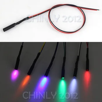 

Car use 0.1W side glow fiber optic light illuminator 6pcs /lot Car LED Optical Fiber Cable light device source